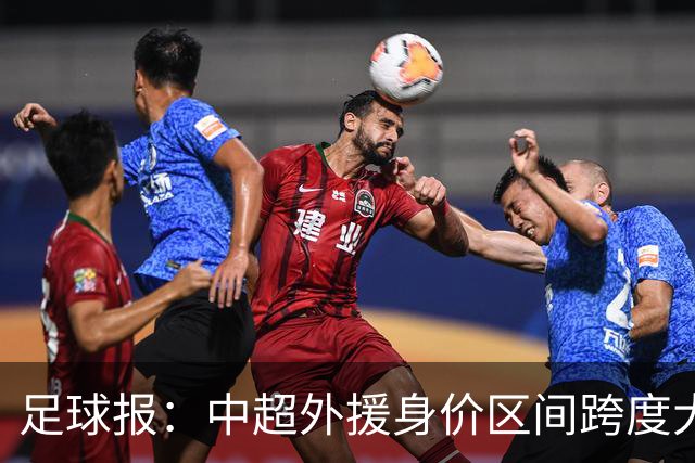 足球报：中超外援身价区间跨度大，对比日韩有量级上的绝对优势